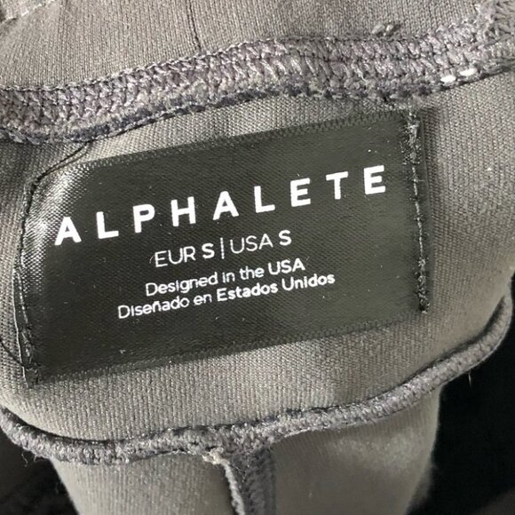 ALPHALETE Grey Nylon Jogging Pants Size Small - Picture 10 of 10